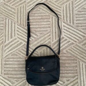 Kate Spade Black Leather Crossbody Bag
